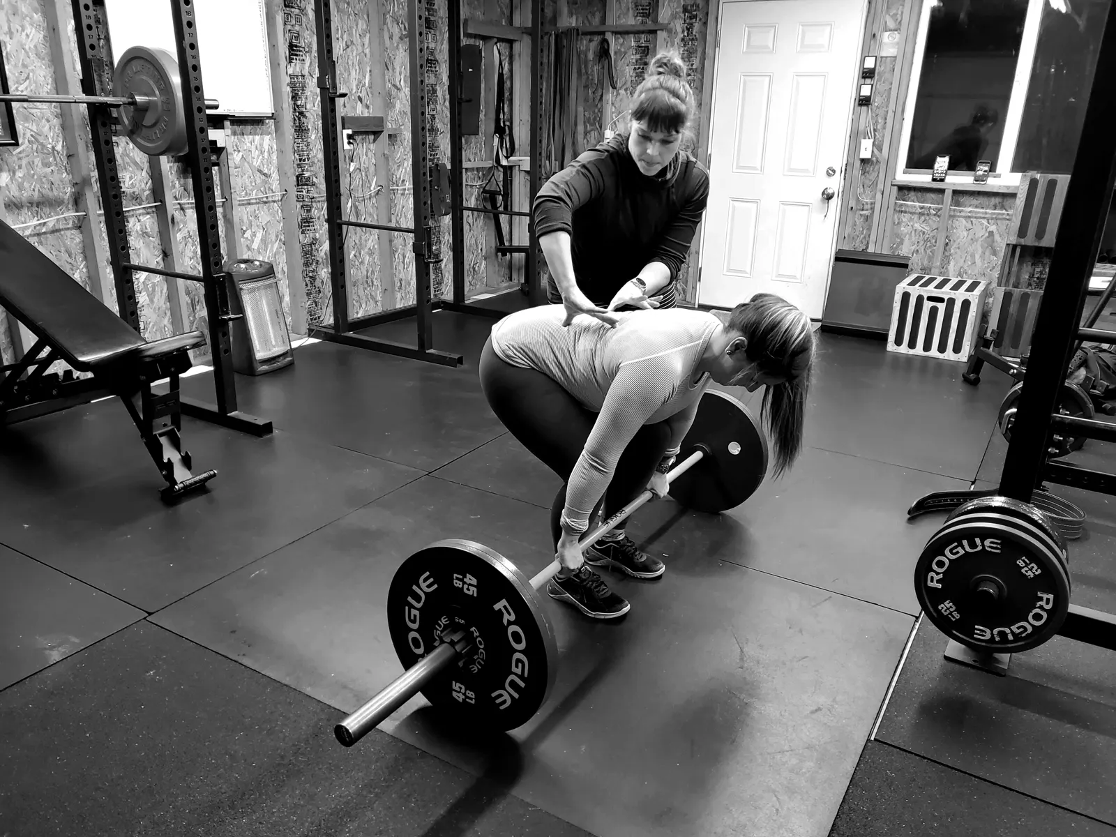 Coaching a deadlift setup